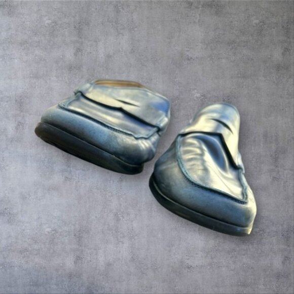 Tod’s Men’s Gommino Driving Shoes in Blue Leather. Made In Italy. Sz 11 / 45 main image 6